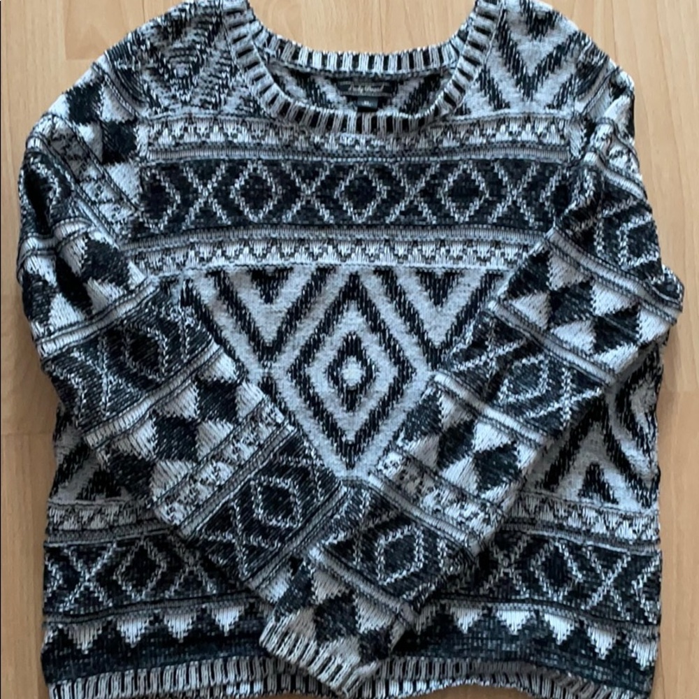 Lucky brand cropped sweater